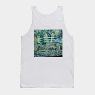 Water Lilies and Japanese Bridge Tank Top